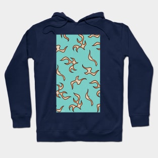 Aesthetic blue flame Hoodie